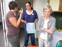 Brigitte Mark, Ruth Ender und Paula Tschann