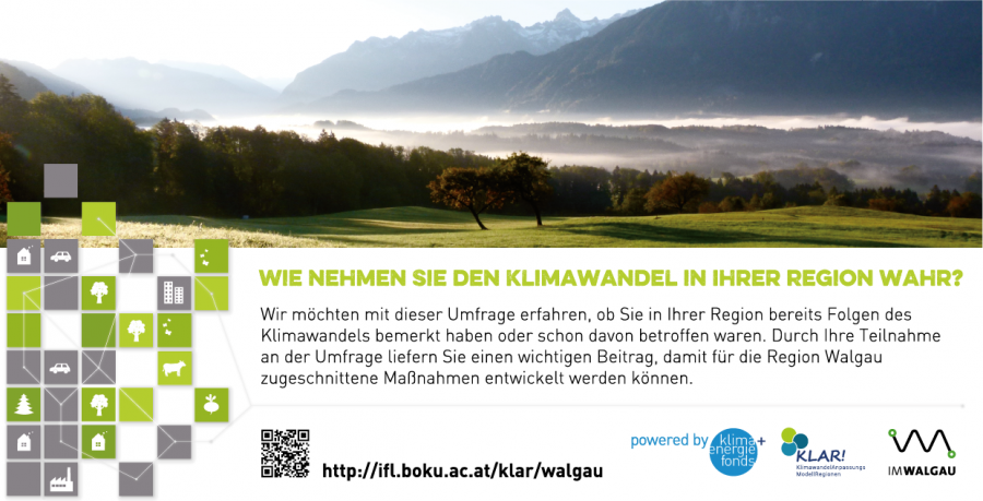 Link zur Umfrage: http://ifl.boku.ac.at/klar/walgau
