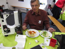 ...auch eine Nähmaschine konnte Klaus wieder in Stand setzen...