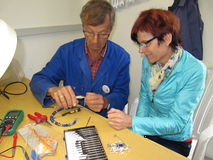 Klaus voll konzentriert.