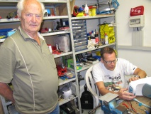 Harry mit einem schwierigen "Patienten"